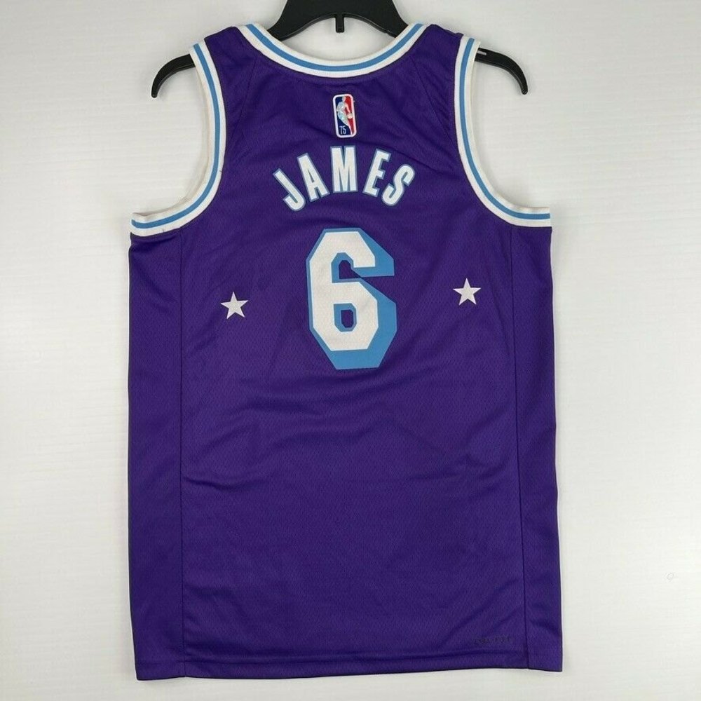 Los Angeles Lakers Jersey Men 40 S LeBron James 6 Swingman City Dynasty Nike go